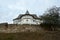 Religious building, Orthodox Christian temple. Holy Protection church-fortress of XIV-XVIII centuries in Sutkivtsi, Ukraine