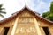 Religious carvings on the chapel of Wat Xieng Thong, Laos