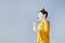 Religious concepts, Statue of Buddha in sky background Giant Buddha Statue