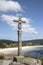 Religious Cross at Langosteira Beach; Finisterre; Costa de la Mu