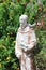 Religious figure in a garden