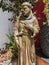 Religious figure, garden statue