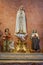 religious figures of saints of the catholic church, our lady of FÃ¡tima, santo Francisco Marto, santa Jacinta Marto