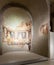 Religious fresco in Medieval Romanesque Art hall