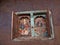 Religious frescoes on the wall of Tana Hayk Eysus United Monastery on Lake Tana in Ethiopia