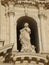 Religious niche  with the statue of the Virgin Mary in Sicily, Italy.