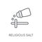 Religious Salt linear icon. Modern outline Religious Salt logo c