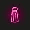 Religious Salt neon style icon. Simple thin line, outline  of judaism icons for ui and ux, website or mobile application