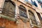 Religious Sculpture on Old Building, Venice, Italy