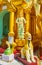 Religious sculptures in Shwedagon, Yangon, Myanmar