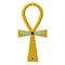 Religious sign of the ancient Egyptian cross - Ankh. A symbol of life. Symbols of Egypt