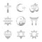 Religious Symbols Silver