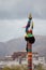 Religious Tibetan symbol with the Potala Palace, Lhasa