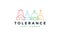 Religious tolerance logo vector icon illustration design