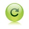 Reload icon web button green