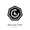 reload time icon in trendy design style. reload time icon isolated on white background. reload time vector icon simple and modern