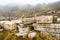 Remained architectural elements at Turkish archaeological site of Sagalassos