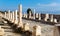 Remained columns of ancient Agora in Kibyra, Turkey