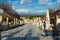 Remained main street of Curetes in Ephesus, Turkey