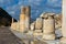 Remaining elements of State Agora columns in Ephesus, Turkey