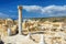 The remains of an ancient and magnificent greek temple on Cyprus