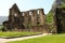 Remains of Aulps Abbey, Saint-Jean-d`Aulps, Haute-Savoie, French Alps