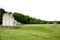 Remains of barracks in Westerbork transit camp