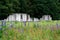 Remains of barracks in Westerbork transit camp