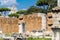 Remains of Basilica Aemilia, Roman Forum, Rome, Italy.