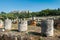 Remains of the bouleuterion in the Agora of Athens, Greece