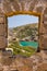 Remains of buildings and structures at the ancient Doric settlement of Itanos on the coast of Crete