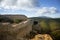 Remains of the castle of La Asomada on top of the Puerto de la Cadena in the Natural Park of El Valle and Carrascoy in Murcia