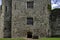 Remains of Chepstow Castle at Chepstow, Monmouthshire, Wales, UK