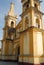 Remains of a Church in Chincha Bajo Peru After a Powerful Earthquake damage Peru