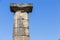 Remains of Corinthian column in Olympia, Greece