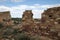 Remains of a derelict homestead in the outback