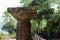 Remains of a Doric temple at Mon Repos park, Corfu Town, Greece