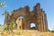 Remains of eastern section of ancient basilica in Aspendos, Turkey