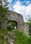 Remains of the entrance gate of Porta Claudia Scharnitz