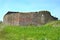 Remains of the fortress walls of Shaaken Castle, 13th century. Kaliningrad region