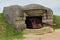 Remains of the german Battery which was captured on June 07 1944, Bunker and Artillery Guns