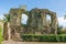 Remains of great hall at medieval castle