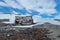 Remains of a hut in the former settlement of New London on the Svalbard archipelago, Norway