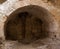 Remains  of the interior of the Roman baths on the territory ruins of the Nabataean city of Avdat, located on the incense road in