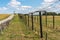 Remains of iron curtain near border of Czech republic