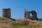 Remains of the Kalamita Fortress in Crimea. Landmark