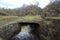 Remains of lead mining buildings at Slitt Lead Mine