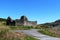 Remains of Loch Doon castle, Carrick, Scotland