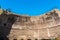 Remains of the majestic dome - the ruins of the Baths of Diocletian in Rome