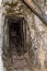 Remains of a military tunnel on Mount Piano in the Dolomite Alps, built during the First World War